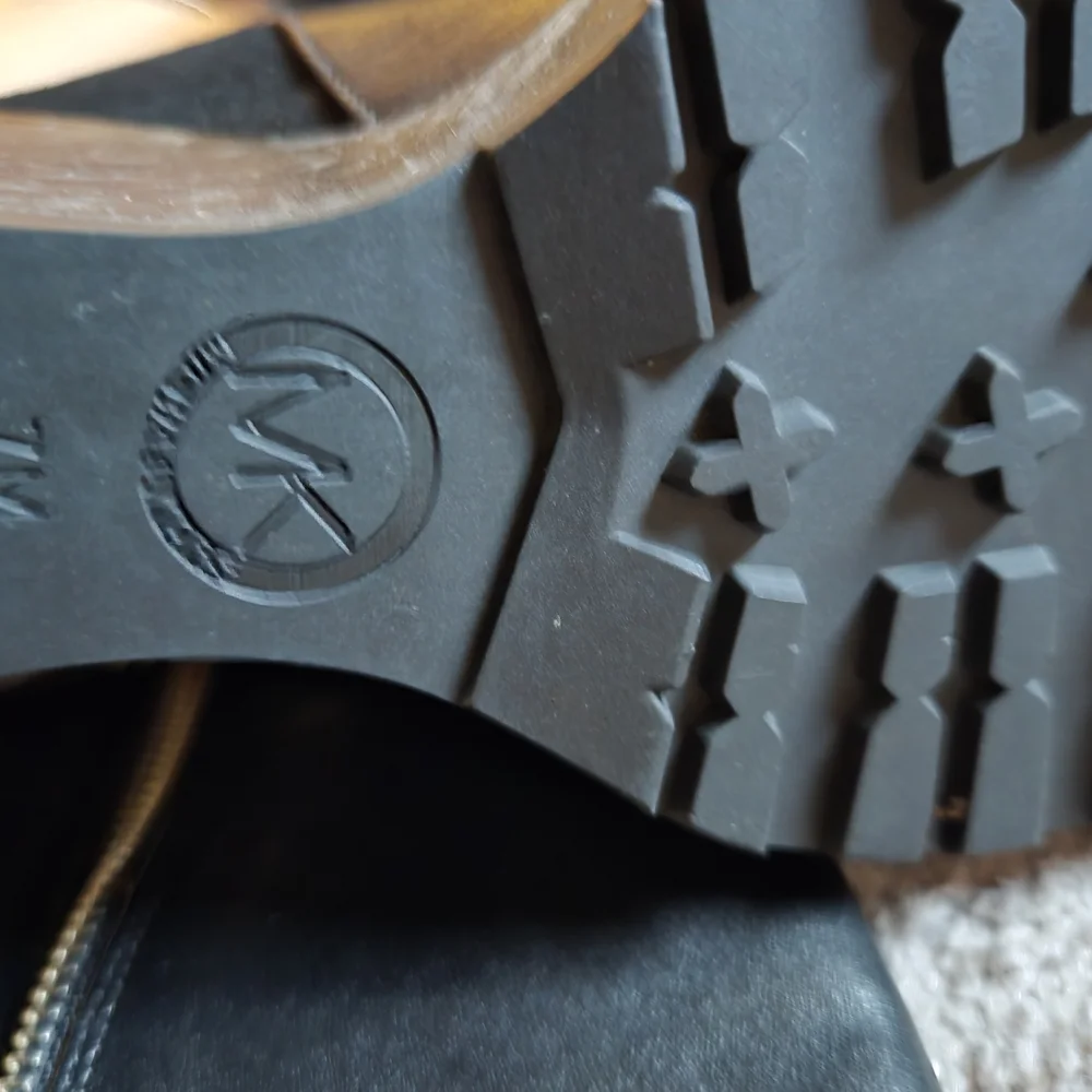 Michael Kors Black ZipUp Black Wedge Heel - Picture 5 of 5